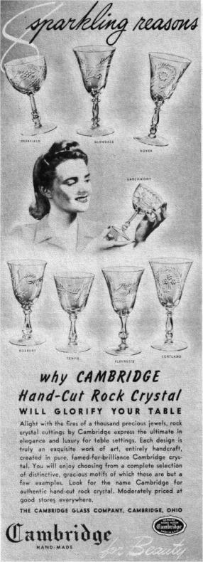 Cambridge Rock Crystal Ad