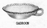 Gadroon bowl